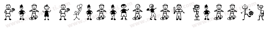 Card Characters Narrow Figures字体转换